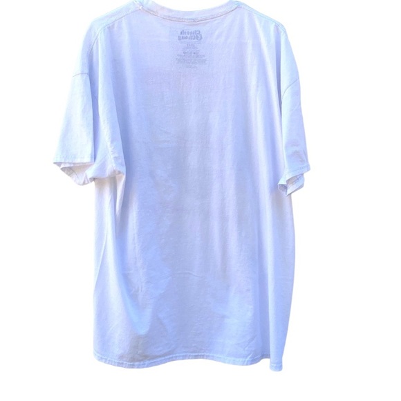 Cheech & Chong Womens plus size 0X/1X short sleeve white graphic tee - Picture 2 of 5